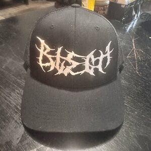 Black Graphic Trucker Hat